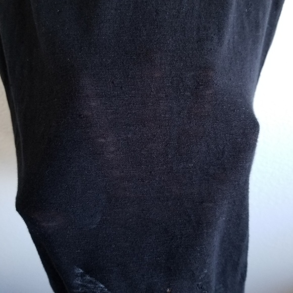 Madewell 100% Linen Muscle Tee Tank Top Crew Neck - Picture 5 of 8